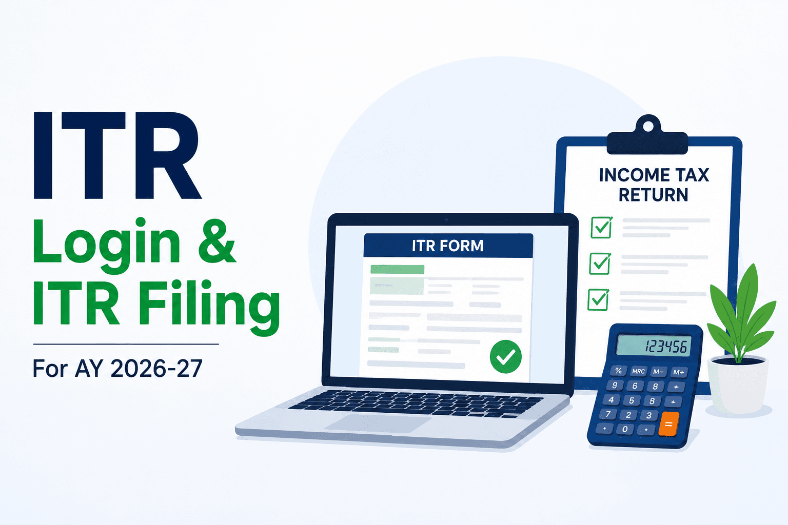 ITR Login & ITR Filing Step-by-Step: All Types (ITR 1 to ITR 7) 2026