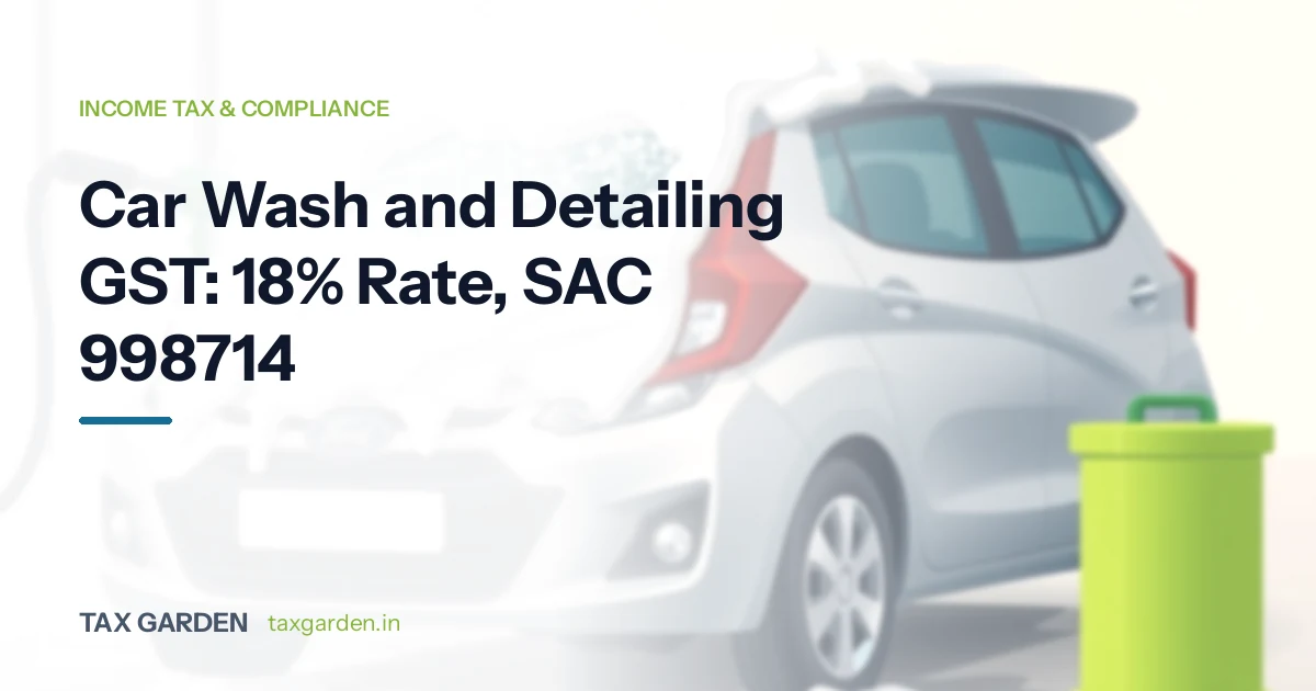 Silver hatchback with soap foam on its roof next to a green wash bucket, for a car wash and detailing GST guide