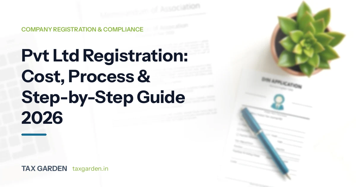 An application form, a pen and a potted succulent on a desk, for a step-by-step guide to private limited company registration