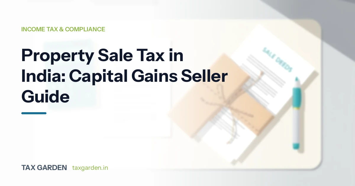 Property Sale Tax in India: Capital Gains Seller Guide