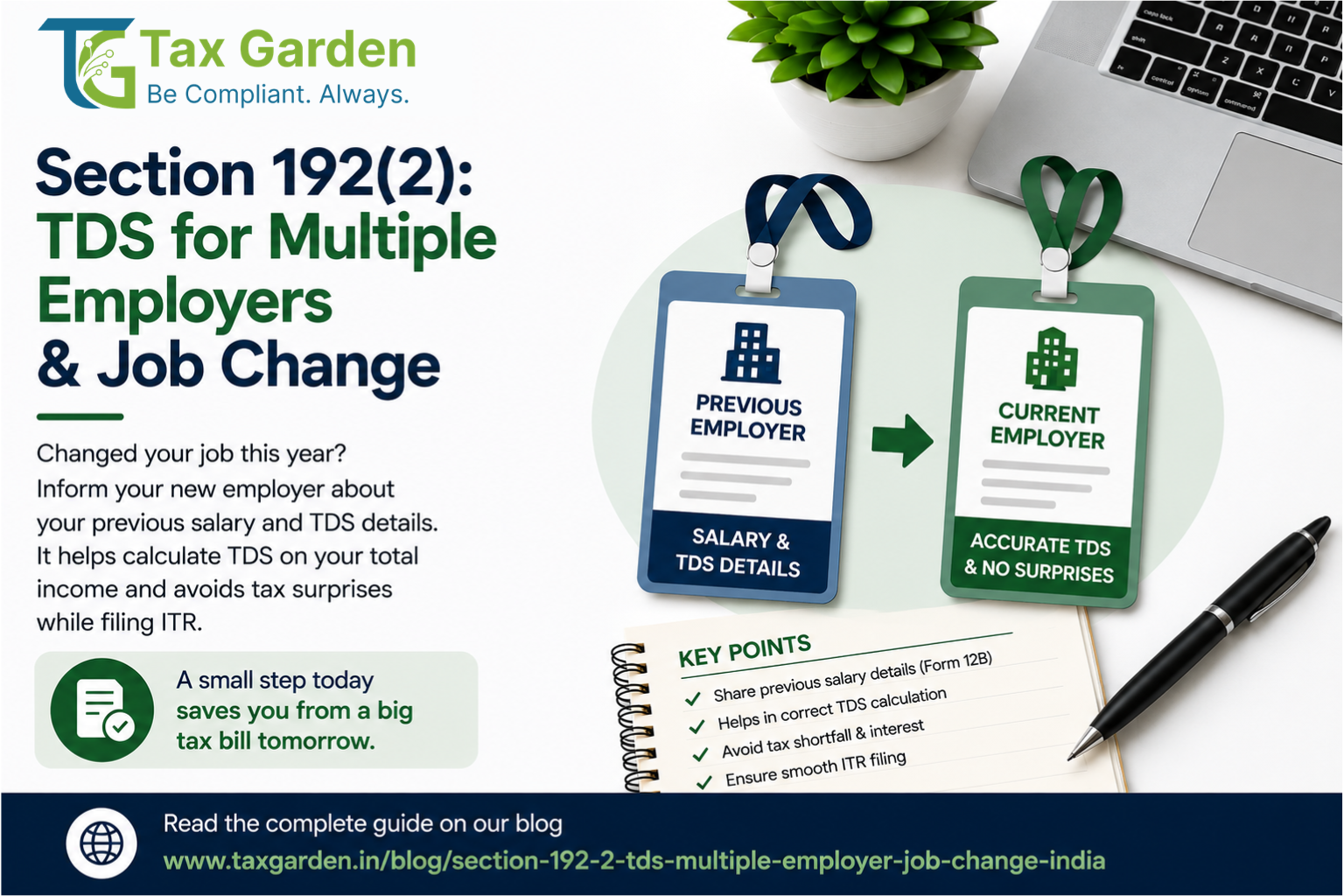 TDS on Salary Job Change: Section 192(2) & Form 12B Guide